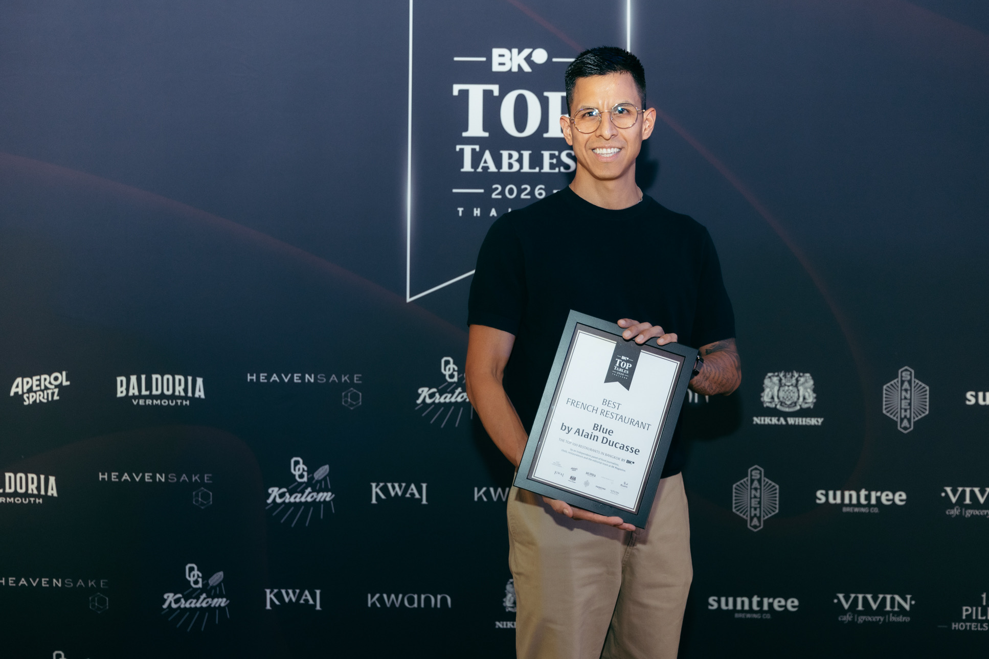 Blue by Alain Ducasse คว้ารางวัล “Best French Restaurant”พร้อมติด Top 20 ร้านอาหารยอดเยี่ยมของประเทศไทยจาก BK Top Tables 2026 Restaurant Awardsตอกย้ำจุดหมายปลายทางไฟน์ไดนิ่งระดับโลกของกรุงเทพฯ